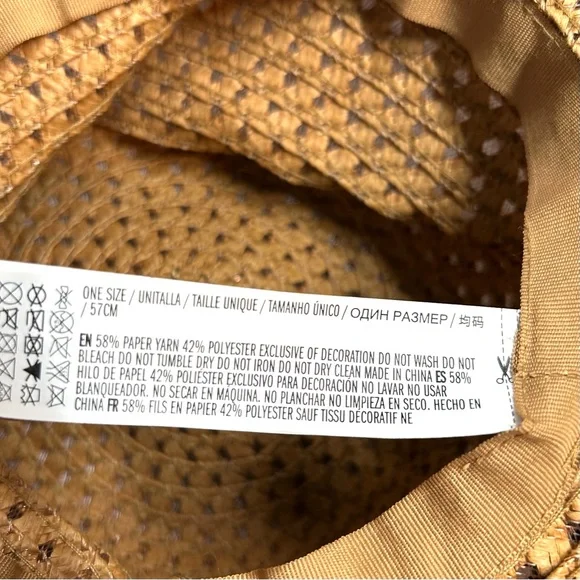 Forever 21 Women's Woven Straw Western Hat - Picture 9 of 9